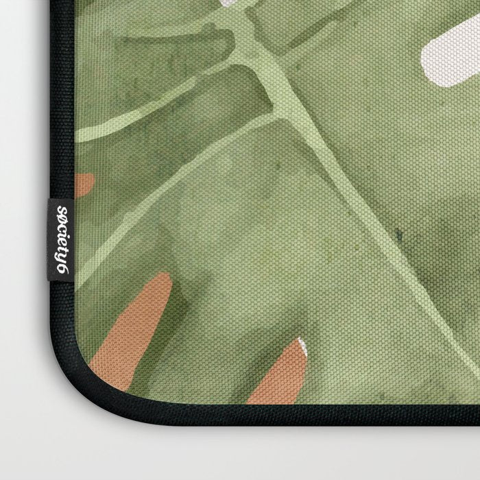Abstract Art Tropical Leaves 23 Laptop Sleeve Gallery Image 3