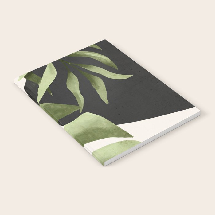 Abstract Art Tropical Leaves 23 Notebook Gallery Image 1