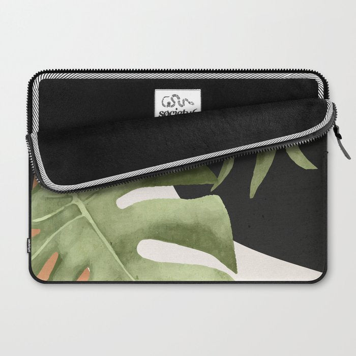 Abstract Art Tropical Leaves 23 Laptop Sleeve Gallery Image 2