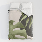 Abstract Art Tropical Leaves 23 Duvet Cover Gallery Image 6