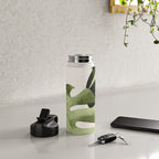 Abstract Art Tropical Leaves 23 Water Bottle Gallery Image 4