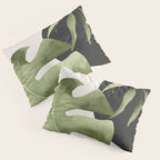 Abstract Art Tropical Leaves 23 Pillow Sham Gallery Image 3