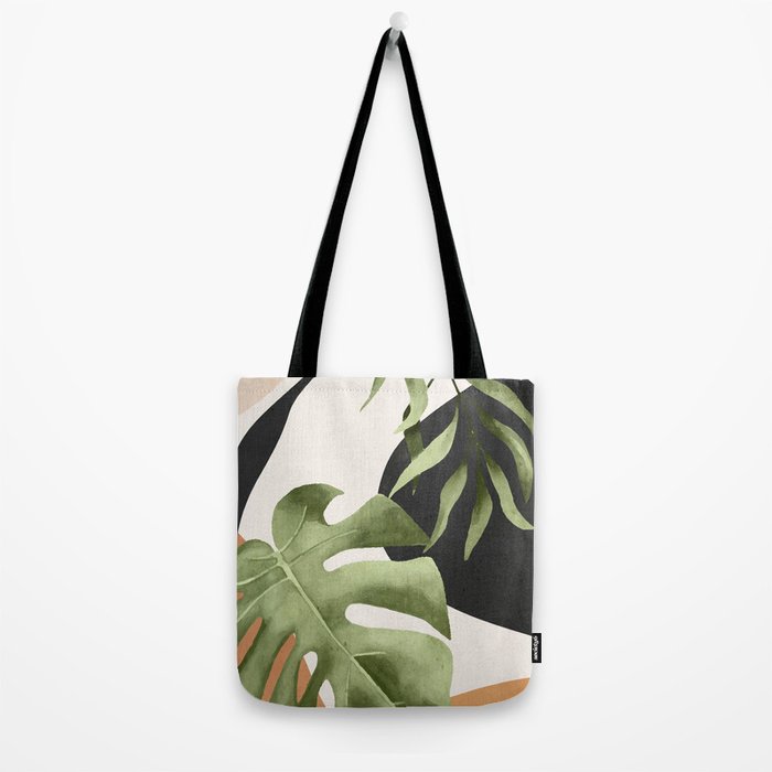 Abstract Art Tropical Leaves 23 Tote Bag Gallery Image 2