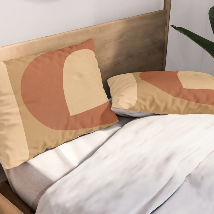 Abstract Minimal Art 2 Pillow Sham Gallery Image 2