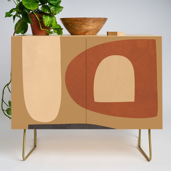 Abstract Minimal Art 2 Credenza Gallery Image 1