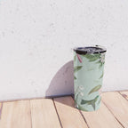 Vintage Hummingbirds and Passiflora Paradise Garden in Teal and Pink Travel Mug Gallery Image 4