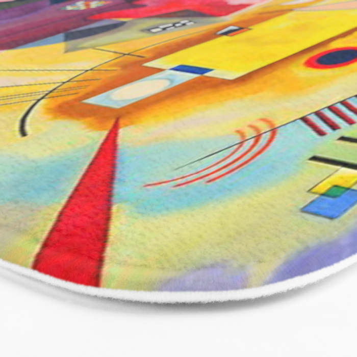 Wassily Kandinsky Yellow Red Blue Bath Mat Gallery Image 3