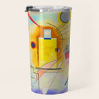 Wassily Kandinsky Yellow Red Blue Travel Mug Gallery Image 3