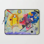 Wassily Kandinsky Yellow Red Blue Laptop Sleeve Gallery Image 1
