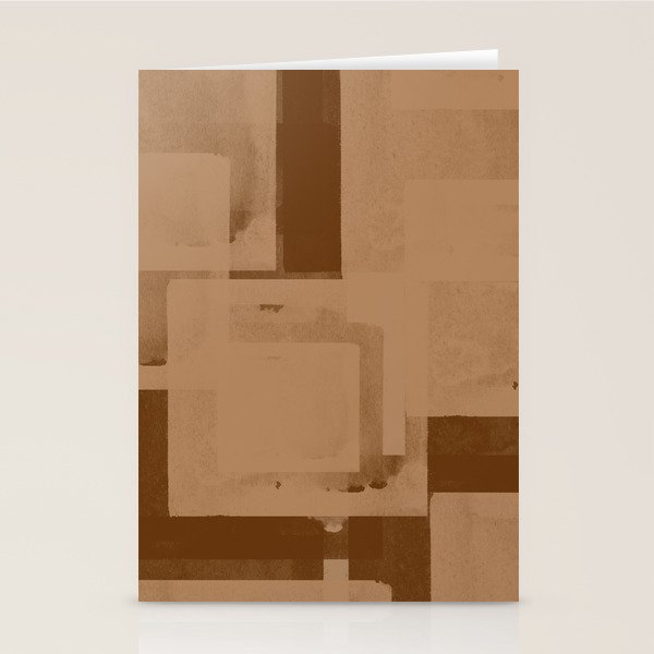 Brown Paper Cut, Japandi style Stationery Card Gallery Image 2