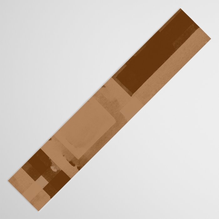 Brown Paper Cut, Japandi style Table Runner Gallery Image 3