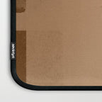 Brown Paper Cut, Japandi style Laptop Sleeve Gallery Image 3