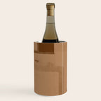 Brown Paper Cut, Japandi style Wine Chiller Gallery Image 1