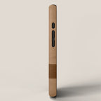 Brown Paper Cut, Japandi style iPhone Case Gallery Image 2