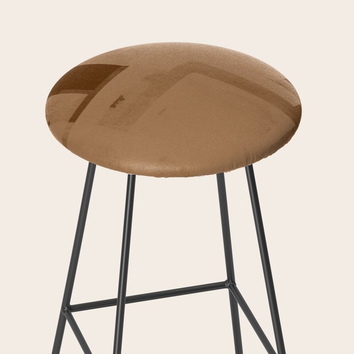 Brown Paper Cut, Japandi style Stool Gallery Image 2