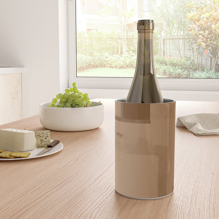 Brown Paper Cut, Japandi style Wine Chiller Gallery Image 4