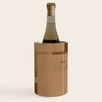 Brown Paper Cut, Japandi style Wine Chiller Gallery Image 2