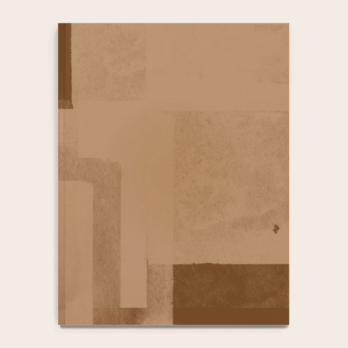 Brown Paper Cut, Japandi style Notebook Gallery Image 4