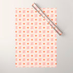 Southern Snark: Bless your heart (bright pink and orange) Wrapping Paper Gallery Image 1