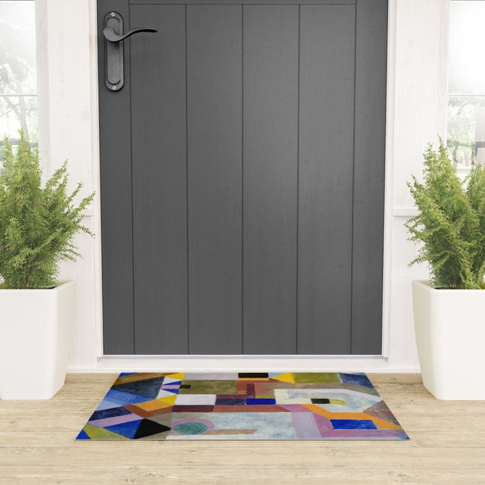 Colourful Architecture By Paul Klee  Welcome Mat Gallery Image 3