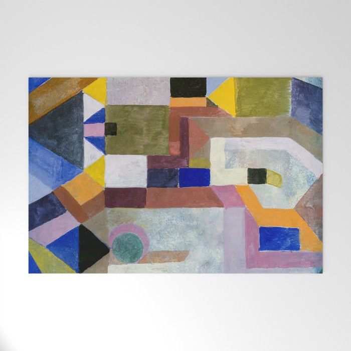 Colourful Architecture By Paul Klee  Welcome Mat Gallery Image 1