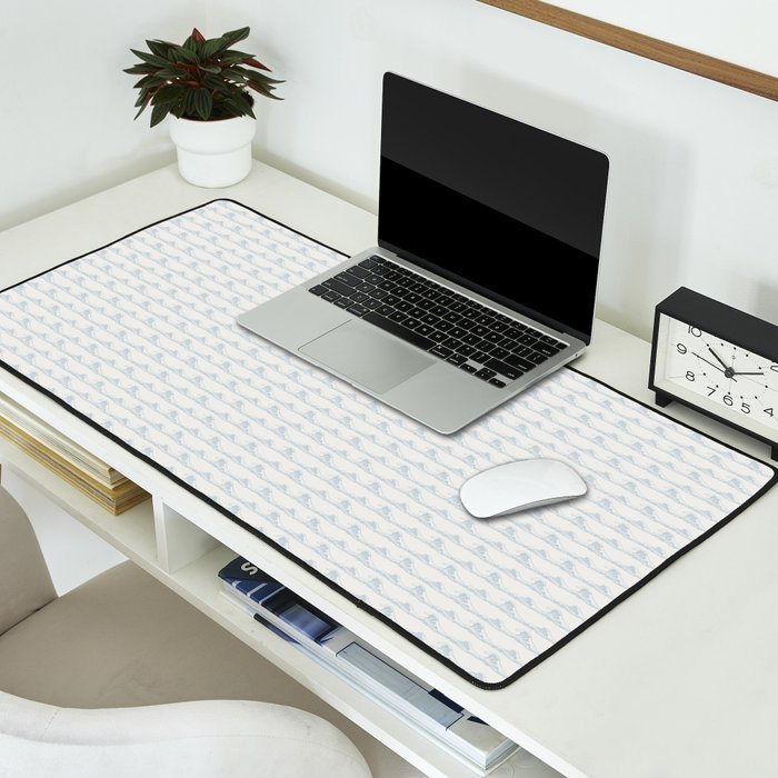 Wave Stripe Desk Mat Gallery Image 2