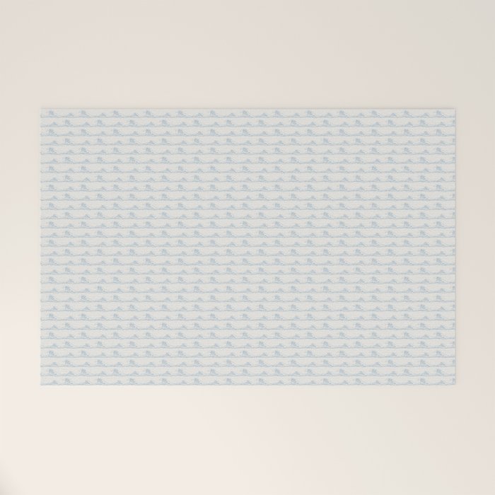 Wave Stripe Welcome Mat Gallery Image 1