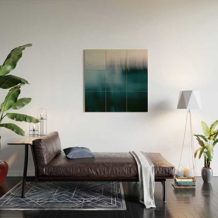 Forest Wilderness by the Sea Abstract Wood Wall Art Gallery Image 2