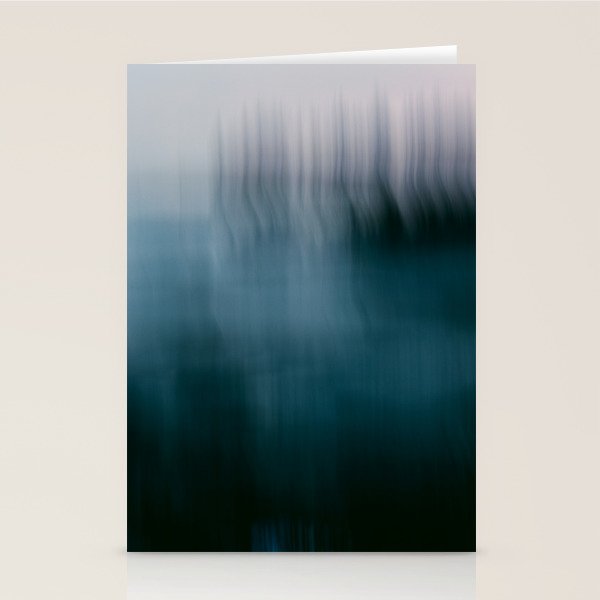 Forest Wilderness by the Sea Abstract Stationery Card Gallery Image 2