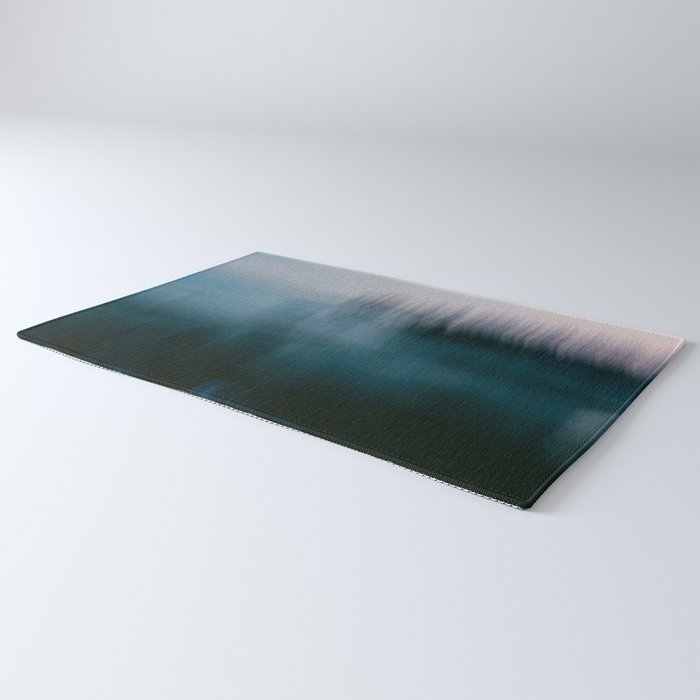 Forest Wilderness by the Sea Abstract Rug Gallery Image 3
