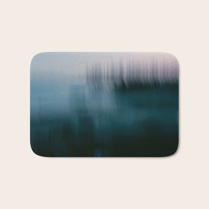 Forest Wilderness by the Sea Abstract Bath Mat Gallery Image 1