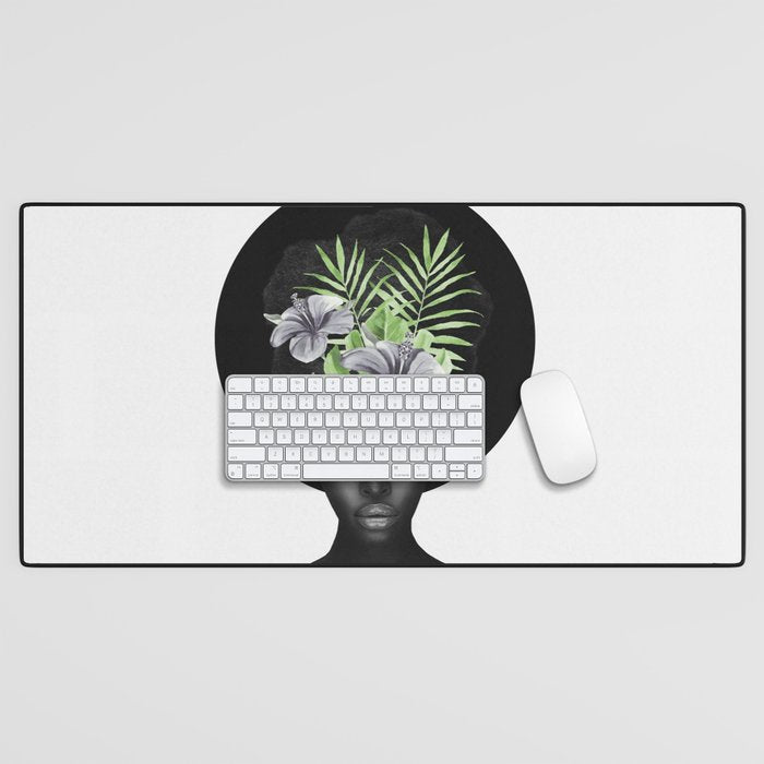 Tropical Girl Desk Mat Gallery Image 1