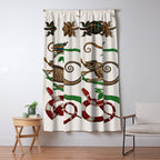 Albertus Seba Iguana And Snakes Window Curtain Gallery Image 5