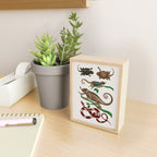Albertus Seba Iguana And Snakes Mini Art Print Gallery Image 2
