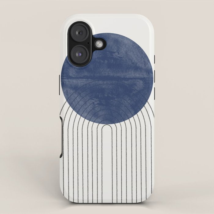 Blue Sun iPhone Case Gallery Image 1
