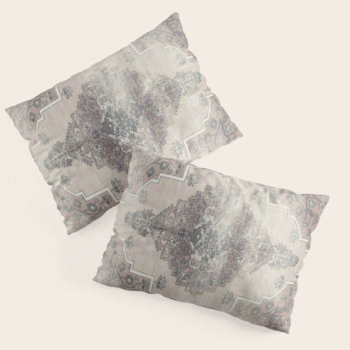 turkish floral - warm neutrals  Pillow Sham Gallery Image 3