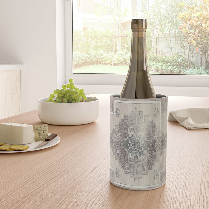 turkish floral - warm neutrals  Wine Chiller Gallery Image 4