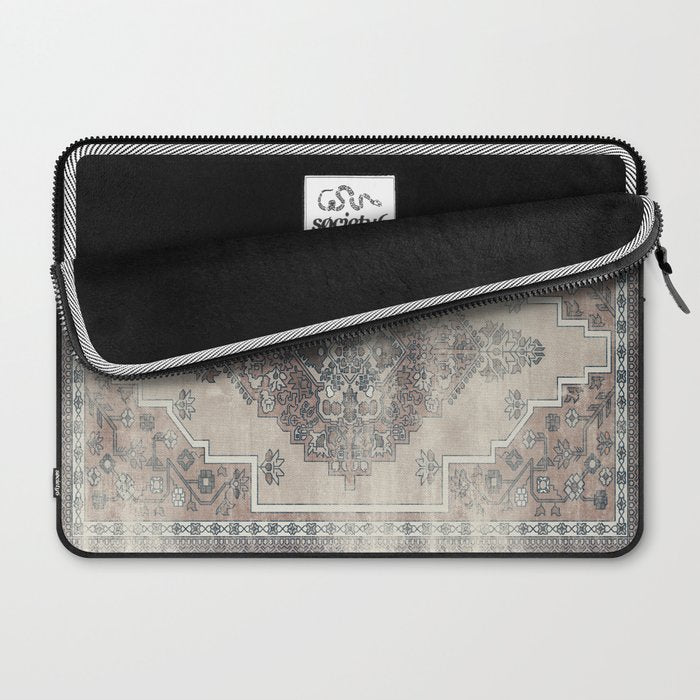 turkish floral - warm neutrals  Laptop Sleeve Gallery Image 2
