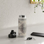 turkish floral - warm neutrals  Water Bottle Gallery Image 4