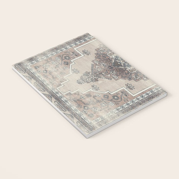 turkish floral - warm neutrals  Notebook Gallery Image 3
