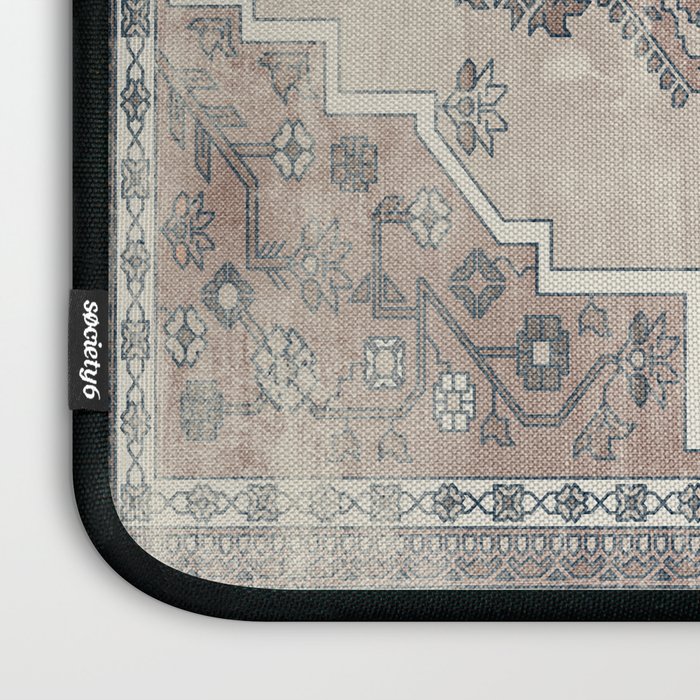 turkish floral - warm neutrals  Laptop Sleeve Gallery Image 3