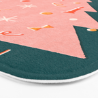 Christmas tree dress Bath Mat Gallery Image 3