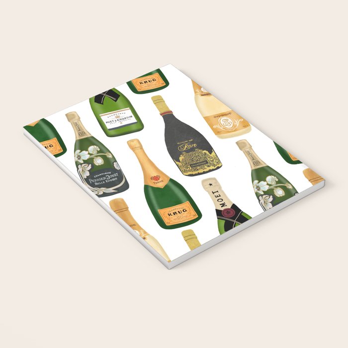 Champagne Bottles Notebook Gallery Image 3