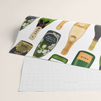 Champagne Bottles Wrapping Paper Gallery Image 2