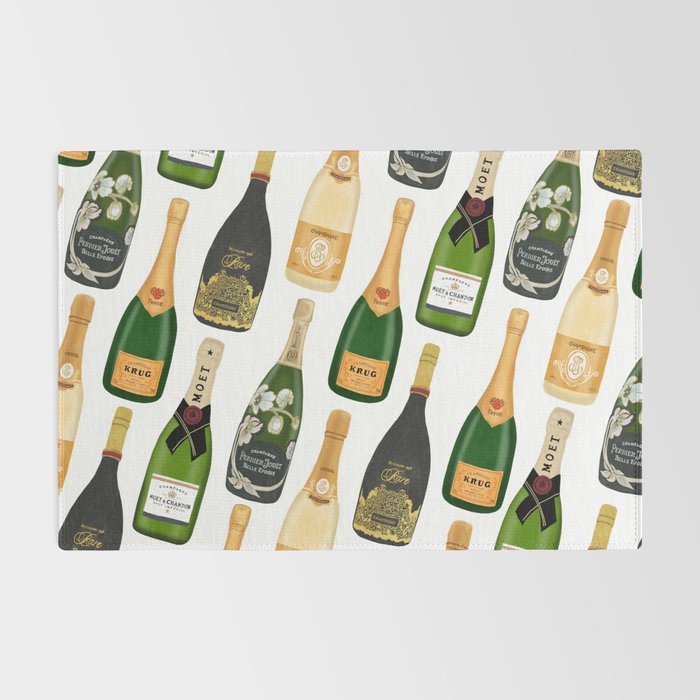 Champagne Bottles Rug Gallery Image 2