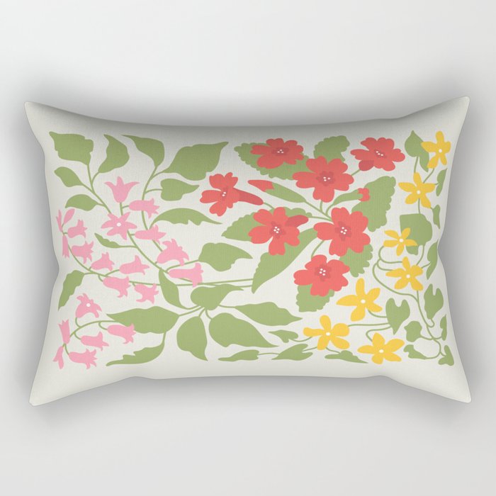 Flower Market 07: Barcelona Rectangular Pillow Gallery Image 2