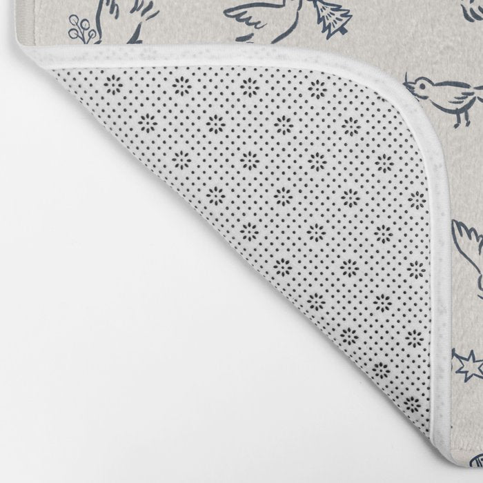 Christmas Messengers Ivory Bath Mat Gallery Image 2