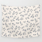 Christmas Messengers Ivory Wall Tapestry Gallery Image 4