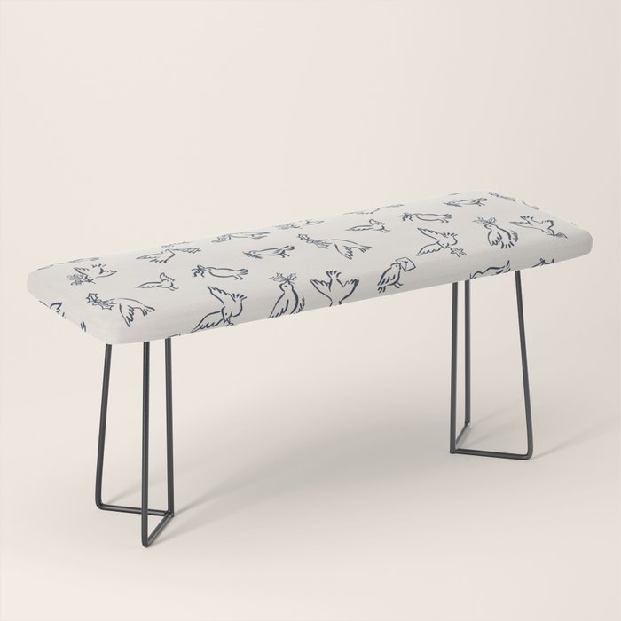Christmas Messengers Ivory Bench Gallery Image 1