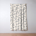 Christmas Messengers Ivory Window Curtain Gallery Image 3
